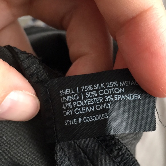 Club Monaco Metallic skirt - Picture 2 of 3